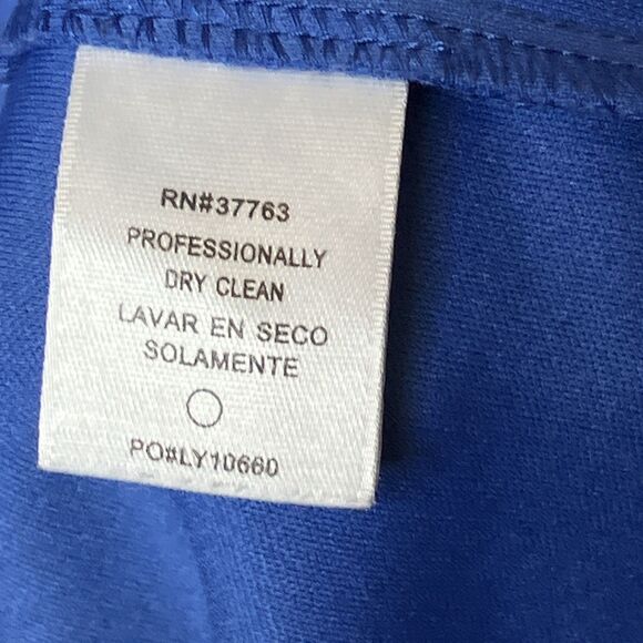 Laundry by Shelli Segal Royal Blue Dress Size 6 Strappy Celtic Knot Y2k - Picture 4 of 8